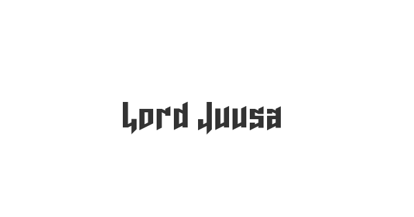 Lord Juusai font thumbnail